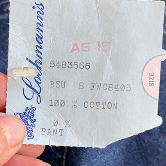 Calvin Klien Vintage Bag Jeans NWT - Picture 5 of 10